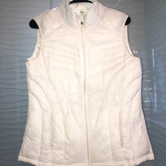 White Hyba Puffer Vest - Picture 1 of 4
